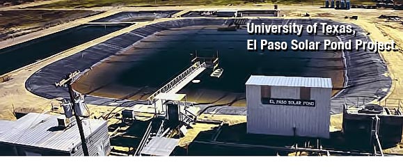 photograph of El Paso Solar Pond Project